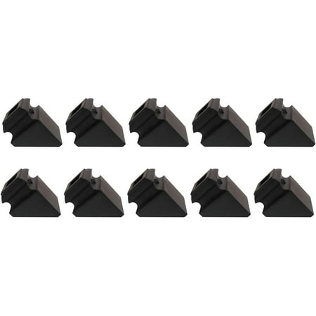 

Baluster Pitch Angled Slant Shoe with Set Screw - for Use with 1/2 Square Iron Balusters - Set of 10 (Satin Black) - DH-31