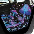 thumbnail image 3 of Xoenoiee Car Seat Covers 4 Pcs Full Set, Mushroom Design Auto Front Seat & Rear Split Bench Seat Cover Auto Accessories Fit Most Cars, 3 of 6
