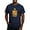 Navy, variant on CafePress - Delta Chi Coat Of Arms T Shirt - Men's Fitted T-Shirt