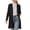Black, variant on Womens Open Front Cardigan Sweaters Long Sleeve Duster Coatigan Side Split Soft Lightweight Ribbed Stripe to Wear with Leggings Fall Outfits, Black, S