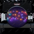 thumbnail image 1 of Twinkling String Lights Art Polyester Universal Spare Wheel Tire Cover Custom Tire-Covers for Trailer RV SUV Truck Camper, 1 of 5