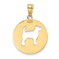 thumbnail image 2 of Auriga Fine Jewelry 14K Yellow Gold MY BEST FRIEND w/Dog Charm for Women, 2 of 6