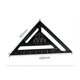 thumbnail image 2 of Regla de ángulo métrico cuadrada triangular de 12 pulgadas, escuadra de velocidad, escuadra de carpintero, escuadra de carpintero de aleación de aluminio como transportador, regla recta de chaflán, n, 2 of 4
