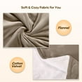 thumbnail image 6 of MaxKare Heated Throw Blanket, Electric Blanket with 6 Heating Levels & 4H Auto-off, Machine Washable, 50" x 60", Linen & White, 6 of 10