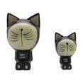 thumbnail image 1 of simhoa Wood Cat Statues Bookcase Decor Kitten Statues for Table Shelves Dining Room Black, 1 of 8
