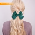thumbnail image 5 of Bandeau Grand pour Cheveux, Pince à Ressort, Nœud Réglable, Multicolore, Sans Accroc, Porte-Queue, Épingles à Cheveux, Chouchous pour Filles, Rose Clair, 1 Ensemble, 5 of 5