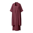 thumbnail image 2 of TaTaai Women's 3-Piece Linen Blend Set with Cardigan, Camisole Top, and Midi Skirt for Casual Layered Look Gift, 2 of 9