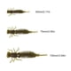 thumbnail image 5 of Wosthever 10 Uds Larva señuelos blandos 55mm 75mm 100mm señuelos artificiales gusano de pesca lubina de silicona Minnow Swimbait Jigging cebos de Pescar F 75MM Wosthever OD000528-24, 5 of 6