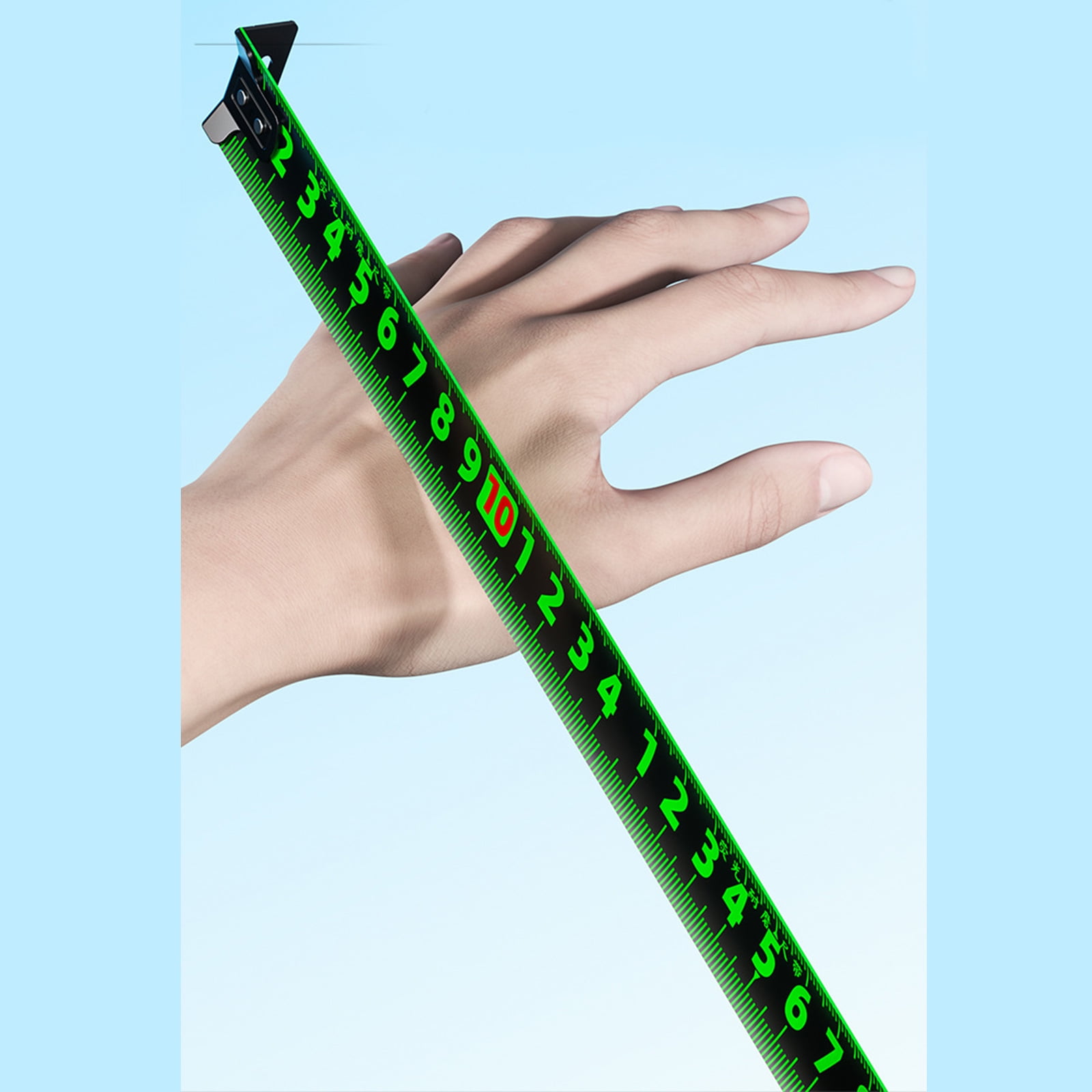 Tape Measure, Self-Locking Steel Tape, Carpentry Measuring Tool, High Accuracy Retractable Measuring Ruler