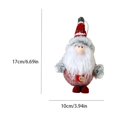 thumbnail image 3 of GWAAMB Colorful Fabric Foam Christmas Ornament, 6.69in Hanging Pendant for Xmas Tree Holiday Decor (B), 3 of 7