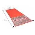 thumbnail image 1 of Greeniant Saco de dormir de emergencia LUCKSTONE Sacos de dormir de primeros auxilios reutilizables Manta de rescate de supervivencia impermeable para Escalada Greeniant OD009030-00, 1 of 1