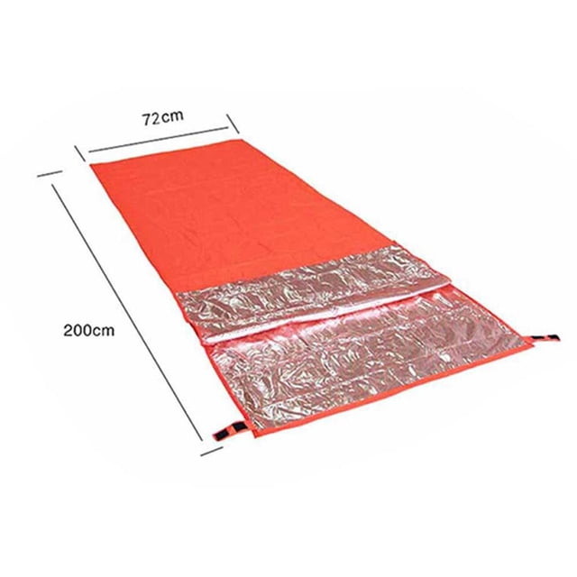 Greeniant Saco de dormir de emergencia LUCKSTONE Sacos de dormir de primeros auxilios reutilizables Manta de rescate de supervivencia impermeable para Escalada Greeniant OD009030-00