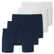 thumbnail image 1 of SCHIESSER Boys Shorts 5-pack - calzoncillos, pantalones, lisos o estampados, 98-140 Azul oscuro/blanco 98 (2 años), 1 of 3