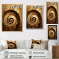 thumbnail image 5 of Designart "Timeless Turn In Gold And Black II" Abstract Spirals Picture Framed Wall Art Prints, 5 of 5