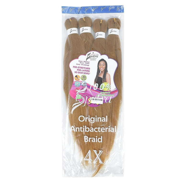 Pre stretched Braiding Hair 30 Inch 8 Packs Prestretched Braiding Hair  Bundles Long Brown/Blonde/White Three Tone Synthetic Crochet Hair For  Women