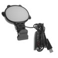 thumbnail image 1 of Cámara pequeña con luz LED ajustable para videoconferencias, fotografía y portátil., 1 of 6