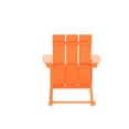thumbnail image 6 of GARDEN Modern Plastic Outdoor Rocking Chair for Patio Porch, Orange, 6 of 9