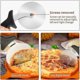 thumbnail image 5 of 2026 Pizza Cutter Wheel, Stainless Steel Slicer, 9.33-inch Sharp Classic Cutters, Kitchen Gadget With Finger Guard Protects, 5 of 5