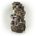thumbnail image 6 of Alpine Corporation 6-Tier Amazonian Water Fountain with LED Lights, 6 of 12
