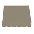 thumbnail image 2 of Awntech 3.38 Ft Santa Fe Fixed Awning Canopy with Twisted Rope Arms (40.5in x 44in x 36in), Burlap Sack, 2 of 2