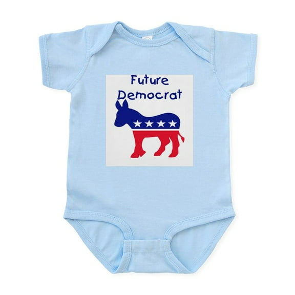 CafePress - Future Democrat Infant Bodysuit - Baby Light Bodysuit, Size Newborn - 24 Months