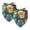 Multi-colored 2, variant on PhooArto Colorful Alpaca Rainbow Pattern Dog Bandanas, 2 Pack Soft Washable Pet Scarf Triangle for Large Dogs Puppies and Cats