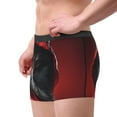 thumbnail image 2 of Fotbe Mysterious Hooded Wolf Calzoncillos Tipo Boxer con Bolsa de Soporte Total para Hombre, X-Temp Fresco, Transpirable y de Secado Rápido-Small, 2 of 5