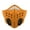 Orange, variant on Washable Dustproof Cotton Protective Mask Anti PM2.5 Anti Saliva Splash Face Mouth Mask Breathing Mask with 2 One-Way Valves