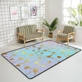 thumbnail image 4 of FREEAM Soft Rug Large Area Rugs, Gold Marble Cracks Texture Comfortable Indoor Carpet, Baby Play Mat for Living Room Bedroom Nursery Home Decor Floor Mat 63x48inch, 4 of 6