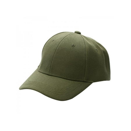 MarinaVida Unisex Plain Solid Washed Cotton Baseball Ball Cap Caps Hat Adjustable (Best Way To Wash A Ball Cap)