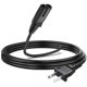 thumbnail image 1 of Chenchen 6 Feet 2 Prong AC Power Cord for PS5/PS4/PS4 PS3 Slim/PS3 Super Slim, PlayStation 5 PlayStation 4 3, Xbox Series S Series X, Xbox One S One X Power Cable Replacement, 1 of 1