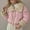 F-163Pink, variant on ZHOGXU Women's Coat Long Sleeve Lapel Solid Color Zipper Plush Comfortable Stylish Jacket For Casual Daily Wear Beige L