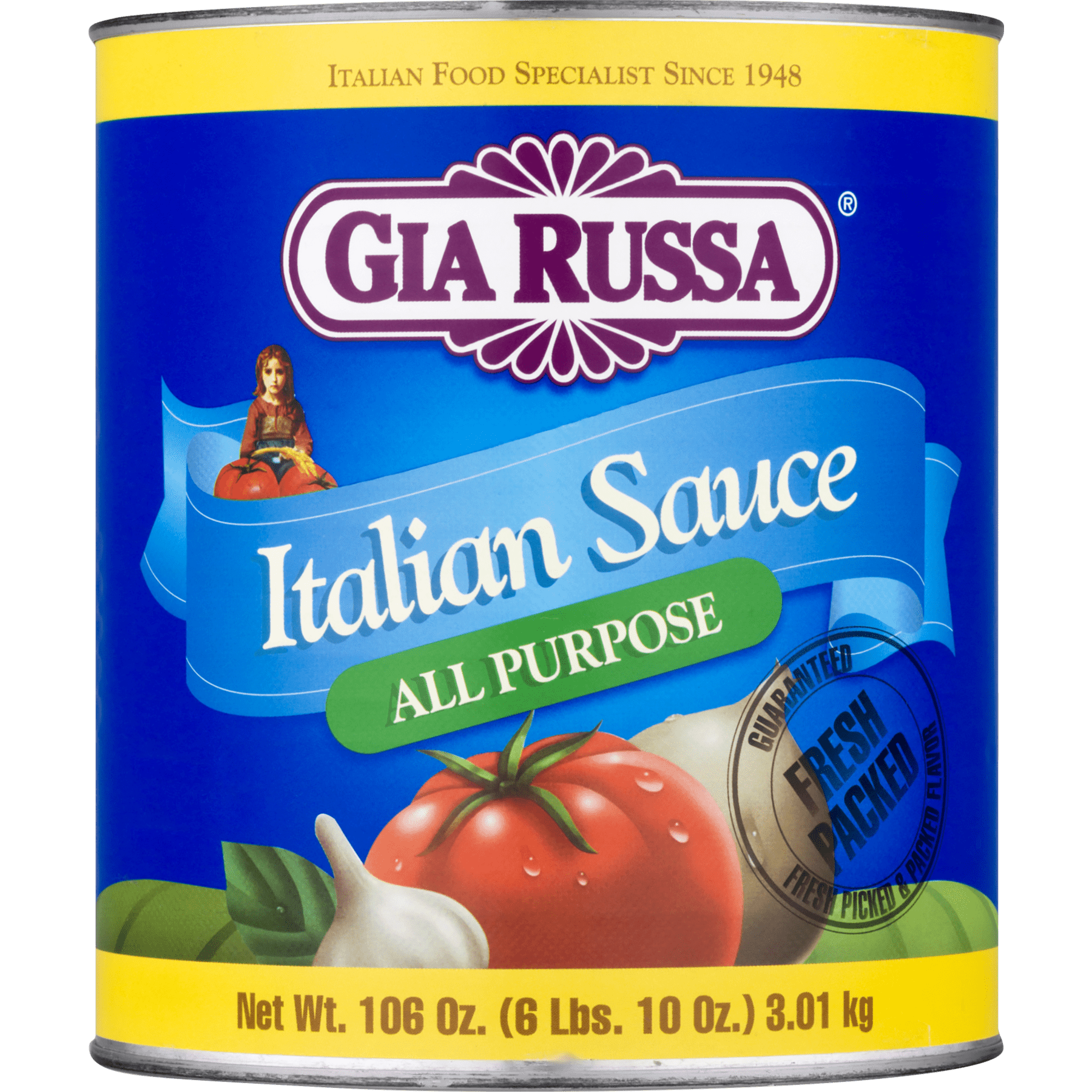 Gia Russa All Purpose Italian Sauce 106 oz Can