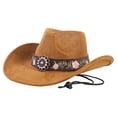 thumbnail image 1 of Chapeau de Cowboy Style Frontière Occidentale pour Usage Quotidien en Extérieur avec Influence Jazz Classique, 1 of 6