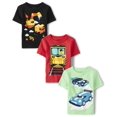 thumbnail image 1 of Camiseta The Children's Place para bebés de manga corta, paquete de 3 unidades, 5 unidades, 1 of 4