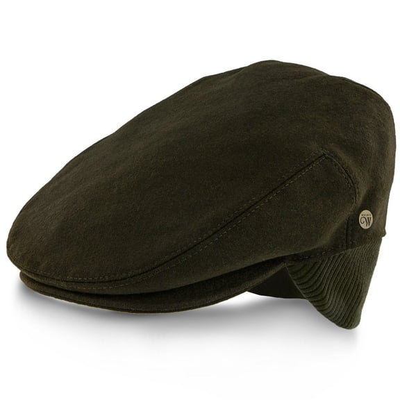 Madison - Walrus Hats Olive Milton Wool Blend Ivy Cap - Driving Cap