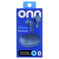 thumbnail image 6 of onn Mini Sticks Blue Wireless Bluetooth Earbuds with Environmental Noise Canceling, 6 of 10
