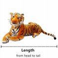 thumbnail image 3 of 50/75cm Lifelike Tiger Plush Toys Soft Wild Animals Simulation White Brown Tiger Doll Children Kids Birthday Gift, 3 of 5