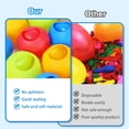 thumbnail image 2 of 24PK Quick-Fill Water Balloons - Reusable Splash Bombs for Pool & Backyard Fun, Outdoor Water Battle Games, Summer Party Supplies, Ages 6+, Multicolor, 2 of 5