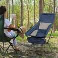 thumbnail image 6 of Colaxi Camping Chair Telescopic Seat Compact Accessories Swing Chair Portable Moon Chair for Cycling Travel Backpacking Blue, 6 of 9