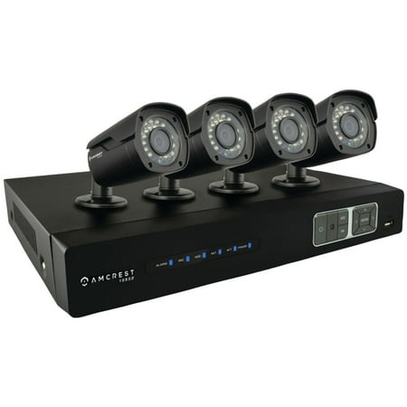 Amcrest AMDV10804-4B 4-Channel 1080p HD-CVI 2TB DVR
