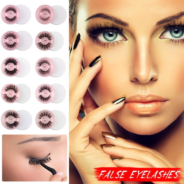 Fiudx Pestañas Postizas 3D, Pestañas Hechas a Mano de Gran Volumen, Pestañas Suaves de Longitud Dramática, Aplicación Cómoda y Fácil de Usar, Ideal para Sesiones de Fotos, Bodas y Citas Nocturnas, Id