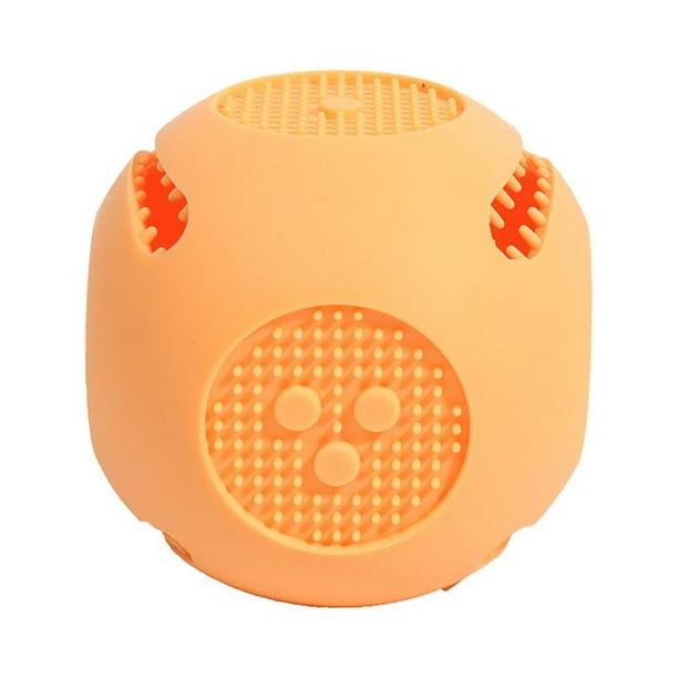 Juguete interactivo para perros, dispensador de golosinas, rompecabezas para cachorros, pelotas para entrenamiento intelectual. Amarillo
