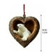 thumbnail image 3 of Adornos navideños, adornos navideños, regalos navideños, colgante acrílico con forma de corazón., 3 of 6