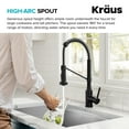 thumbnail image 3 of Kraus KPF-1610-FF-104MB Bolden 1.8 GPM Single Hole Pull Down Kitchen Faucet And Water, 3 of 7