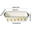 thumbnail image 3 of Hiroekza Home and Kitchen, Household Baking Ceramic Rectangular Baking Cheese Baked Rice Bowl Microwave Oven Special Tableware Kitchen Gadgets, 3 of 6