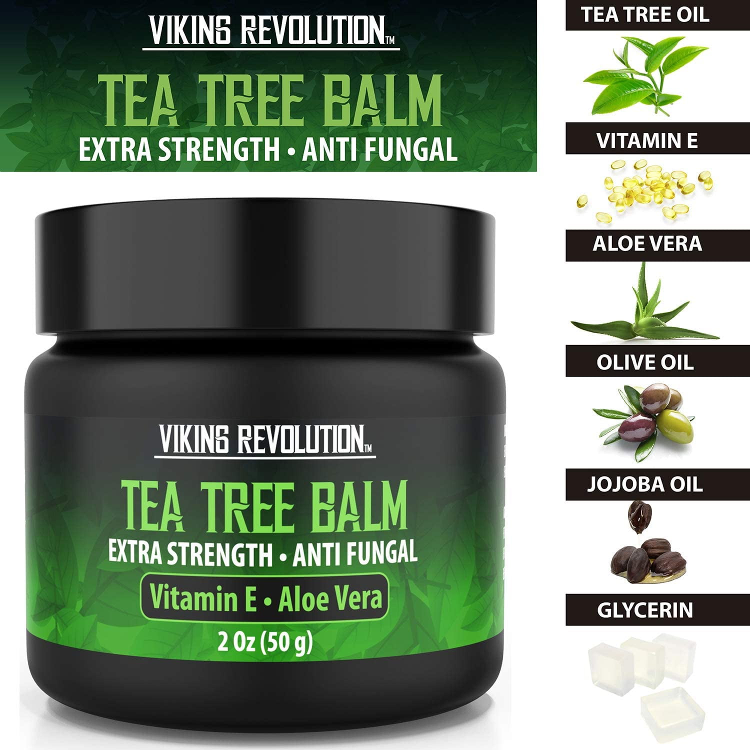 Buy Viking Revolution Tea Tree Oil Antifungal Cream Super Balm