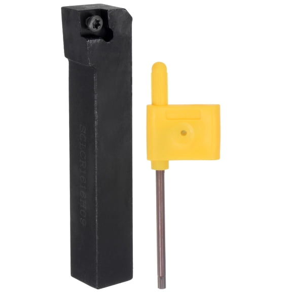 Uxcell 5/8 Lathe Indexable Carbide Turning Tool Holder SCLCR1616H09 CNC 95°