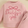 thumbnail image 4 of Zshosam Toddler Girls Fashion Outfits Girls 2 Piece Outfits Long Sleeve Crew Neck Sweatshirt Topa and Pants Set Size 2T 3T,(Pink 2-3 Years), 4 of 4
