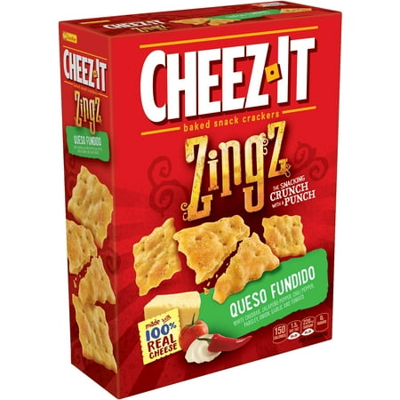 UPC 024100784370 product image for Cheez-It Zingz Queso Fundido Baked Snack Crackers, 12.4 oz | upcitemdb.com